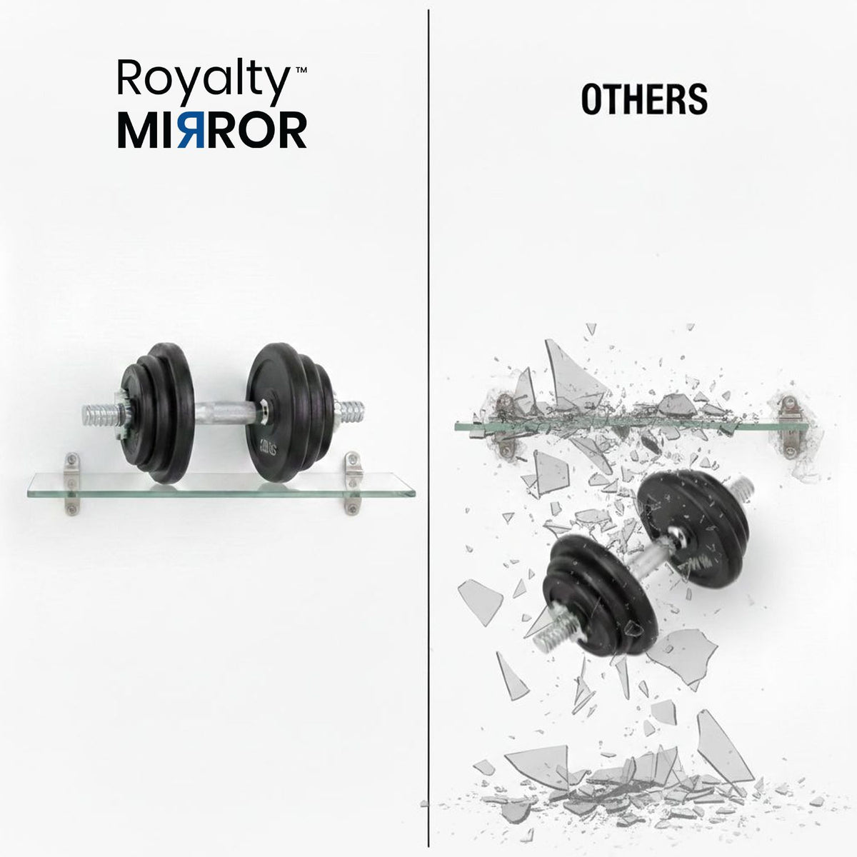 Custom Cut Tempered Glass - Polished Edge & 4X Stronger then Regular Glass