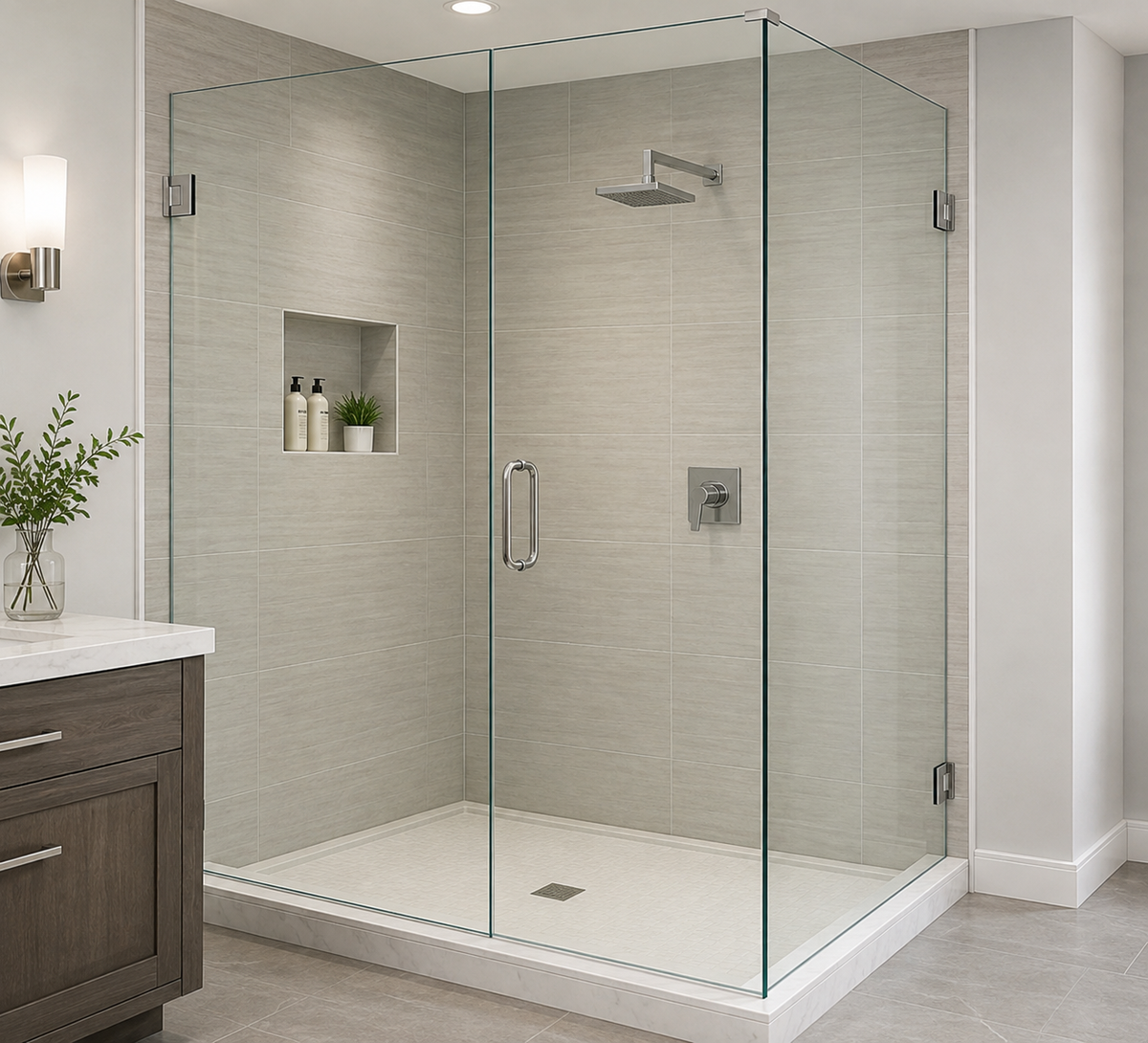 Custom Single Shower Doors