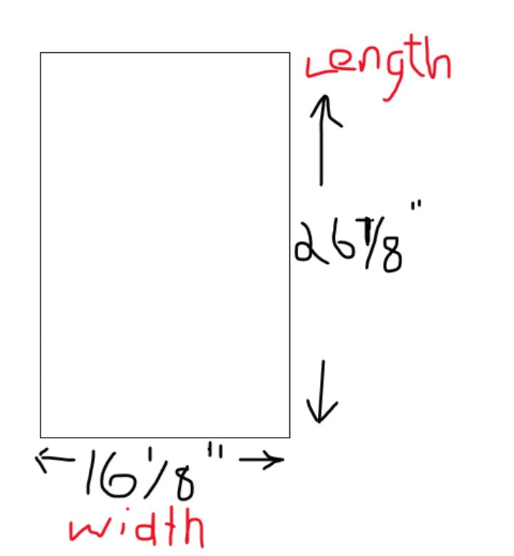 1pc. Mirror panel with a safety backing