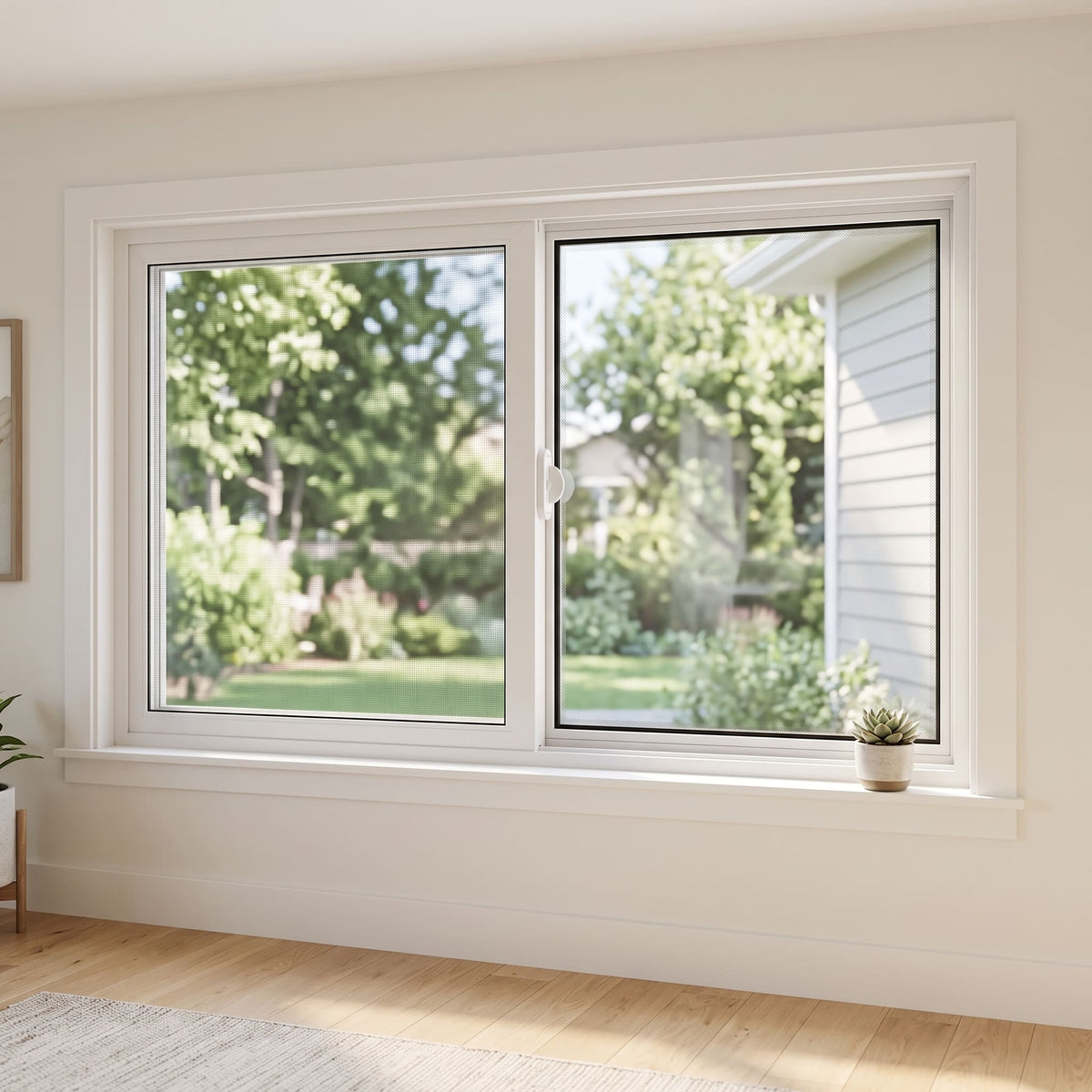 Vinyl Basement Sliding Window