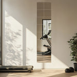Load image into Gallery viewer, Mirror Tiles For Wall, Gym Wall Mounted Full Body Mirror Tiles- 16 pcs
