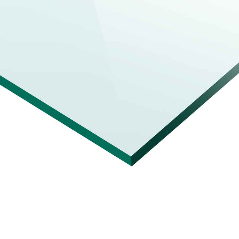 Racetrack Oval Glass Table Top 36 x 72" Royalty Mirror