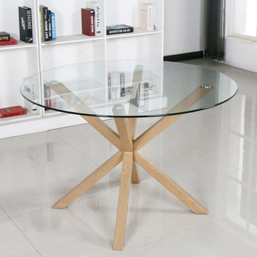 4 ft round clearance glass table top