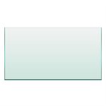 Load image into Gallery viewer, Glass Table Top - Rectangle Glass Top
