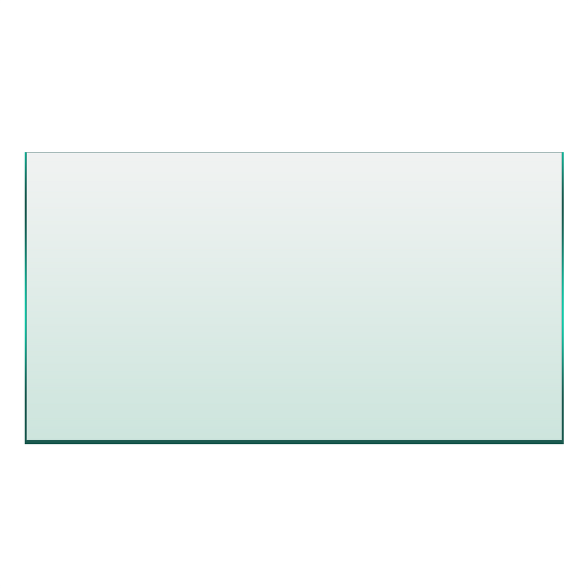 Glass Table Top - Rectangle Glass Top