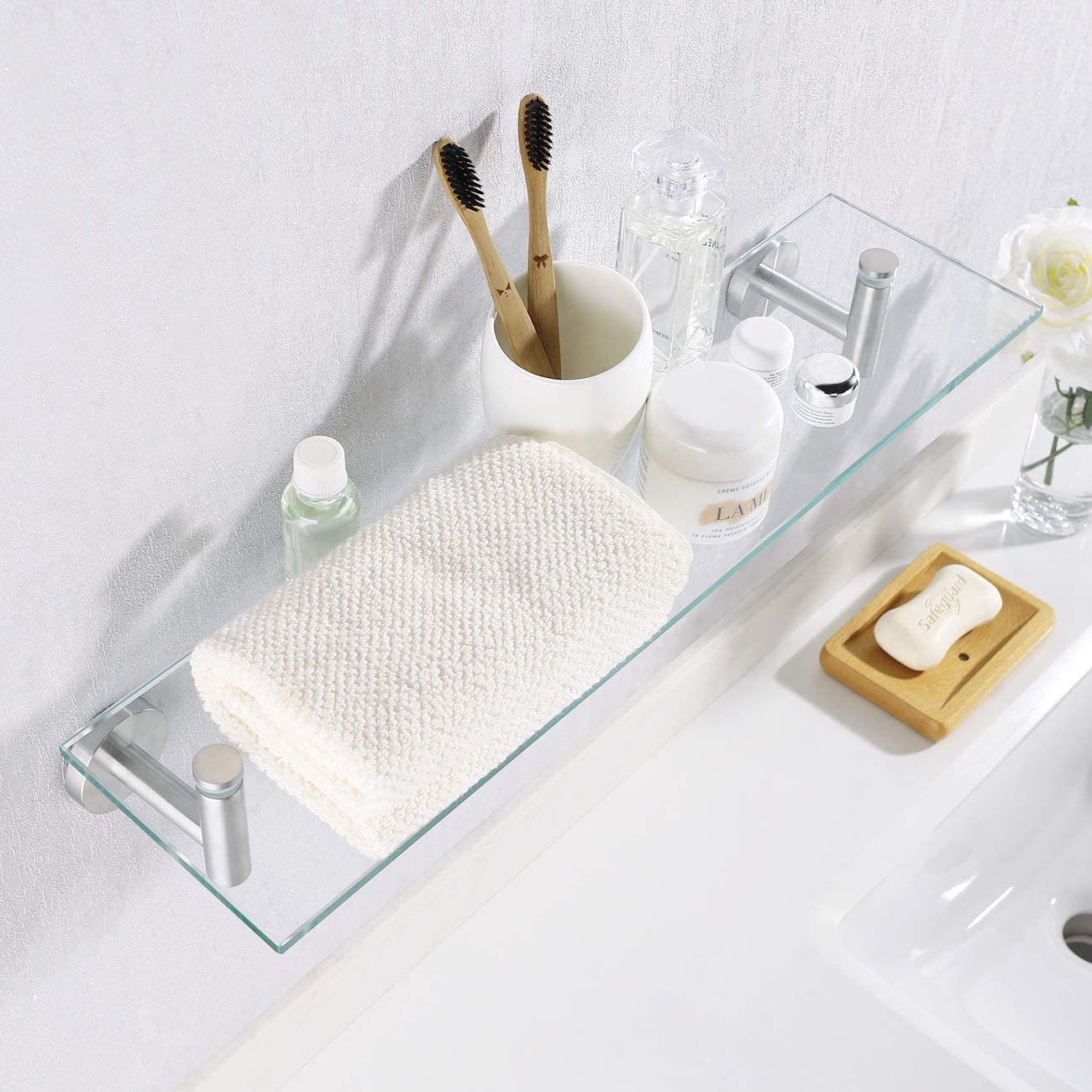 Floating Glass Shelve 20 -Inch