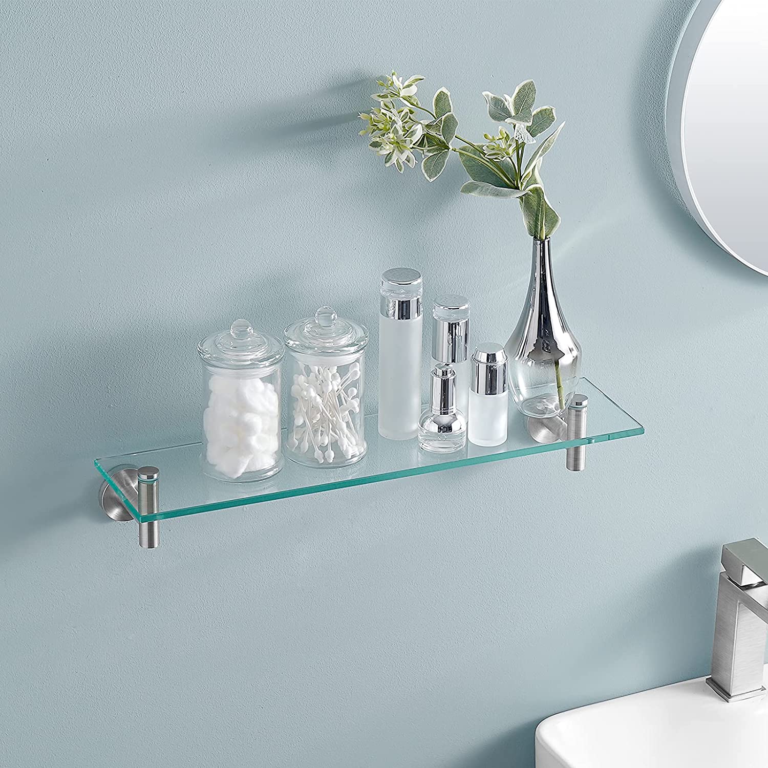 Floating Glass Shelve 20 -Inch