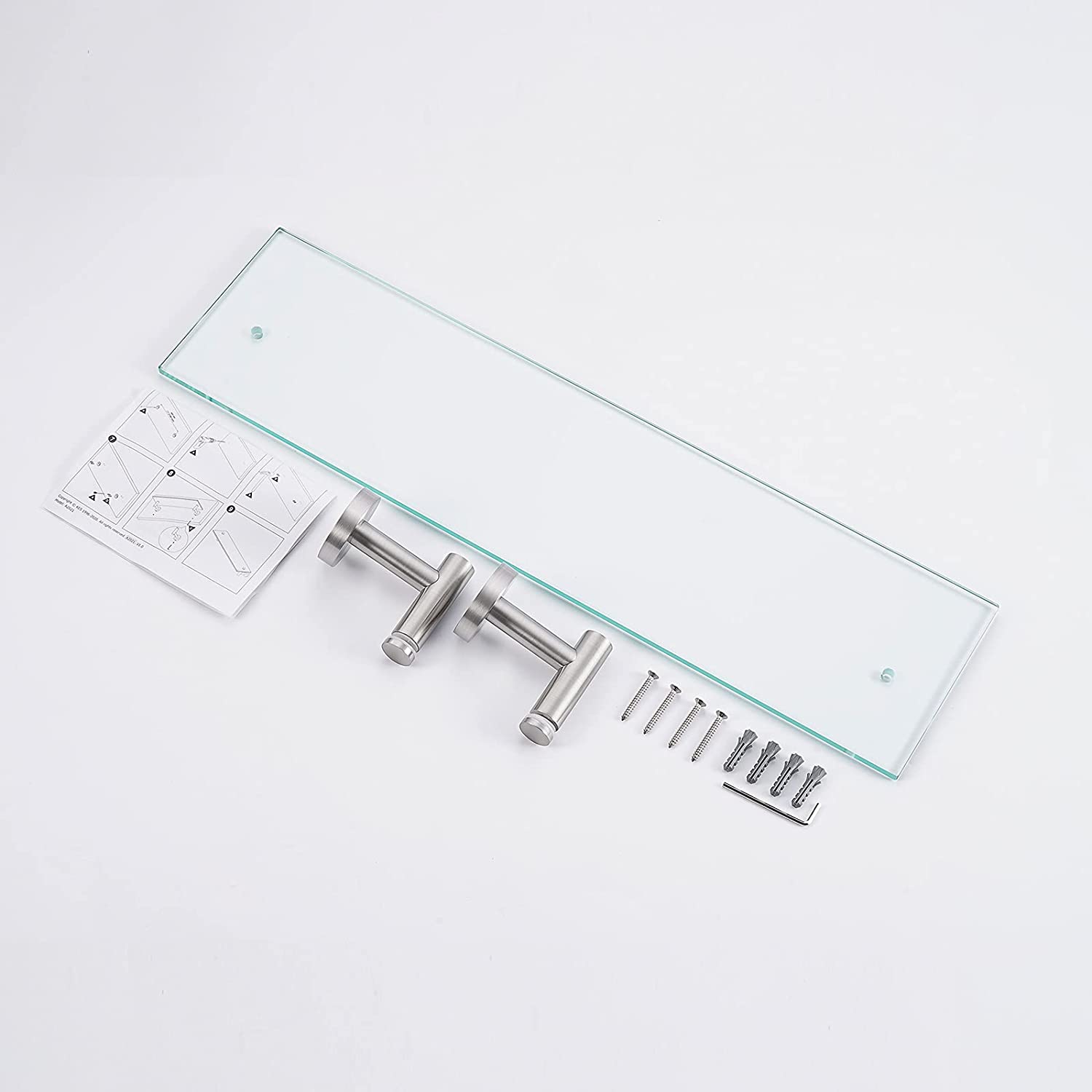 Floating Glass Shelve 20 -Inch